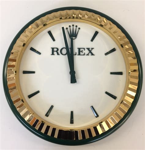 rolex wallclock|rolex wall clock for sale.